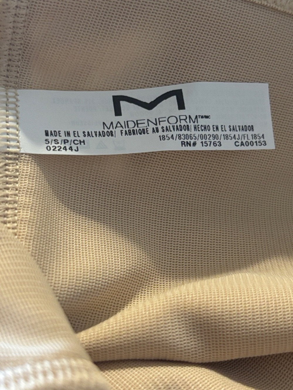 Maidenform Beige High Waist Shaping Brief Firm Shapes Size Small 1854 - Picture 8 of 10